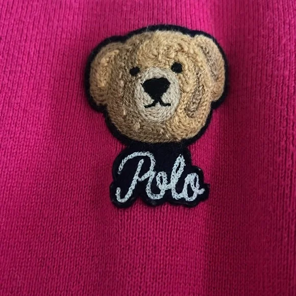 Polo Ralph Lauren Girl Kids Reversible jacket Teddy Bear - Picture 6 of 9